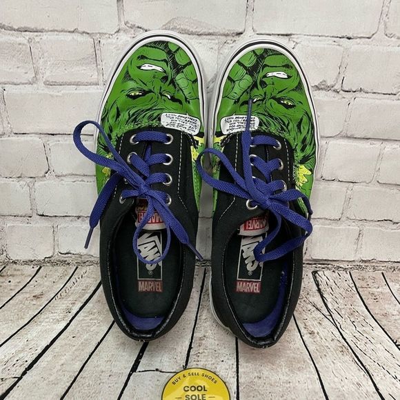 Vans Marvel Hulk Shoes. Men 5.5 / Women 7 - Picture 4 of 8
